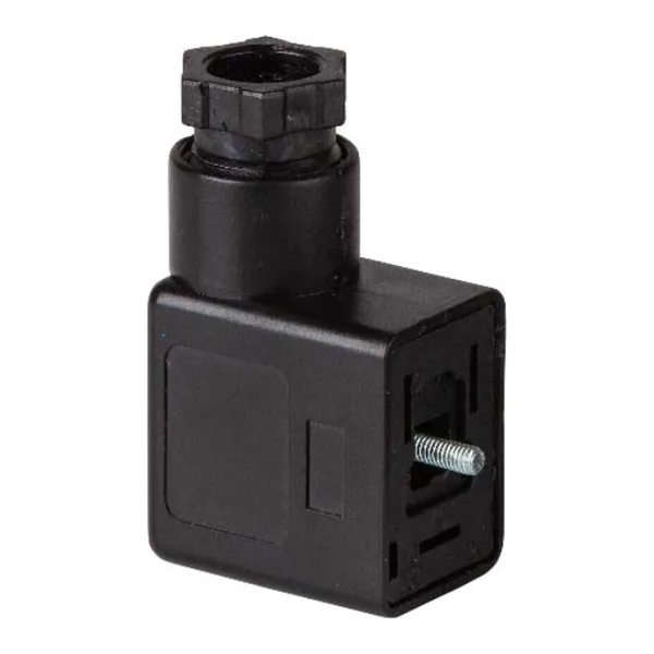Conector tripolar 5 W IP65 para electroválvula