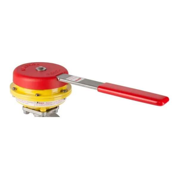 Mando manual con retorno por muelle